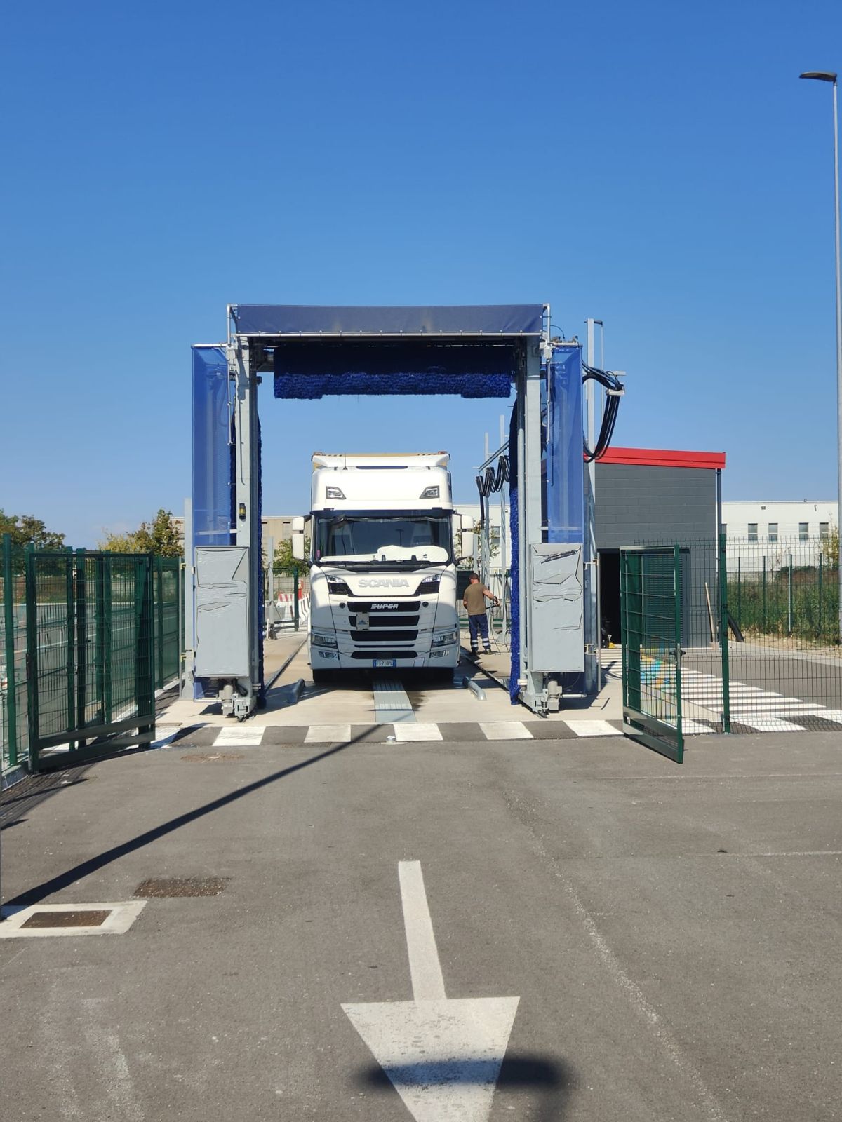 LKW-Waschanlage