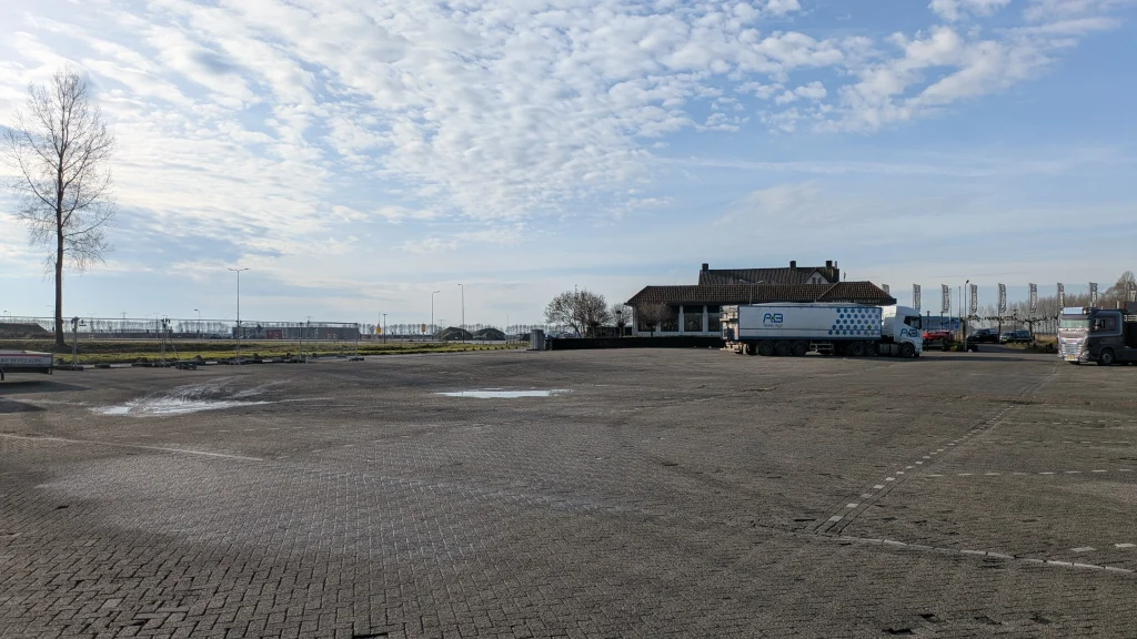 Secure parking for trucks